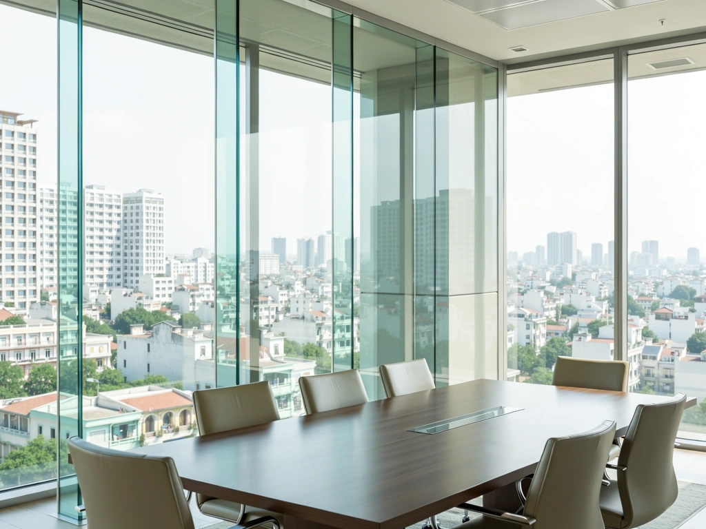 Modern corporate environment in Hanoi